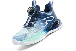 AMLCWZ Hallenschuhe Für Jungen Kinder Tennisschuhe Freizeitschuhe Outdoor Laufschuhe Jugendliche Turnschuhe Sportschuhe Mesh Atmungsaktiv Kinderschuhe Sneaker