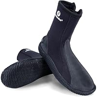 Bottes De Plongée 5mm GUL Power – Néoprène Souple – Fermeture éclair Latérale – Renforts Talon Et Pointe – Unisexe