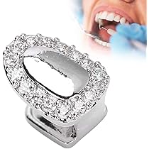 Enkele Tandenkap - Hip Hop Grillz Van Koper | Holle Valse Tanden Voor Cosplay & Feesten