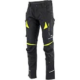 Gahibre - Solid and durable two-tone elastic trousers with reflective details for work or hiking and outdoor activities.