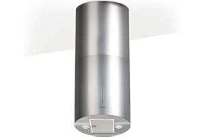 CATA Modelo Isla Faro X | 3 extracción | Campana extractora Cocina 800m3/h-340m3/h | Acabado en Acero Inoxidable | [Clase de eficiencia energética, 2 Velocidades