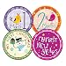 Blulu Baby Monthly Holiday Milestone Stickers Newborn Gift, 26 Pieces