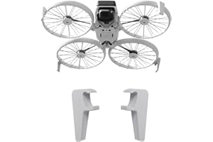 FEGAT 2 sztuki podwozia do DJI Flip uchwyt podwozia, tylny stelaż do lądowania, przedłużenie drona, podwozie tylne, nogi statywu, ochrona gimbala, stały uchwyt, noga podporowa