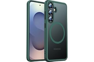 U ULTIMATE24STYLE Premium Hülle für Samsung Galaxy S25 Kompatibel mit MagSafe – Robust, stoßfest & stilvoll! Airbag-Technologie für Schutz auf Militärniveau. Kratzfest und griffig (Grün, Samsung S25)