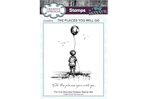 Creative Expressions Andy Skinner The Places You Will Go 3.5 in x 5.25 in Pre Cut Rubber Stamp