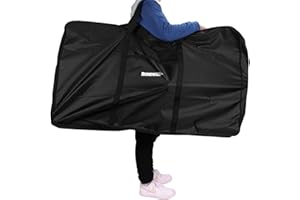 SUNTTELF 27.5 pulgadas bicicleta bolsa de viaje bolsa para 27.5 pulgadas o menos MTB Road Bike transporte bolsa plegable bolsa de transporte para aire, tren, viaje bicicleta bolsa de transporte