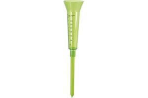 GREENGERS - Pluviomètres, Jardin - Pluviomètre de jardin, pluviomètre à planter - Pluviomètre plastique, capacité 40mm - A planter - Hauteur 40cm - Simple et efficace - Robuste et résistant