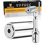 Gifts for Men Gadgets, Maxesla Universal Socket Wrench,Gifts for Dad from Daughter Son,Christmas Gifts for Men, Father/Dad, D