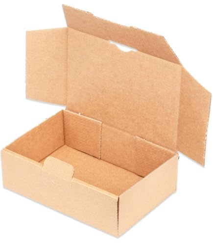 thumbnail image 2 of 400 Pack 6x6x4 Corrugated Cardboard Boxes For Shipping, Moving & Storage - Heavy Duty Brown 2 of 6