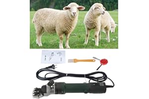 Vinteky 690 W cortadora eléctrica profesional para caballos, esquilado para ovejas, eficiente ahorro de trabajo (verde)