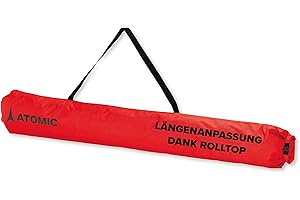 SALOMON ATOMIC A SLEEVE - Sacca da sci nera da 205 cm, con tracolla inclusa