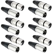 Greluma 6,35 Mm Audio-Koppler – 4 Stück, Buchse Auf Buchse, Für TS/TRS Kabel, Verlängerung