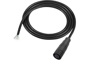 RUNCCI-YUN 1 Paio di Cavi di prolunga Impermeabili Julet da 2 a 6 Pin per e-Bike, connettori per Cavi, Cavi con Spina Femmina e Maschio per luci per Bici elettriche