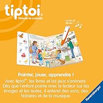 Ravensburger - tiptoi® - Interactief spel - De dierentuin van de cijfers - Elektronisch educatief spel zonder scherm - Vanaf 4 jaar - Franse versie - 00 189