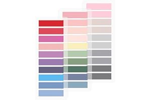 Caianwin 600 sztuk samoprzylepnych pasków samoprzylepnych, markerów do stron, do tablic indeksujących, samoprzylepne, pastelowe do pisania