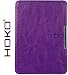 Kindle Paperwhite Case, HOKO Purple Slim Leather Flip Case Cover with magnetic closure for Kindle Paperwhite (Auto wake and sleep) RS.1000.00