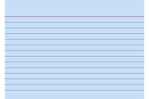 BRUNNEN Fiszki A6 lin BL 100 szt niebieski