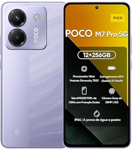 POCO M7 Blue 6GB RAM 128GB ROM EN Version: Buy Online at Best
