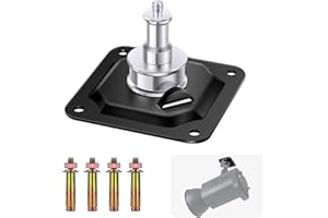 NEEWER Deckenhalterung, Wand und Deckenhalterungsadapter mit 5/8" Bolzen und 1/4" Schraube für Ringleuchte, Studio Monolicht, LED Videoleuchte, Projektor & Mikrofon, max. Belastung: 44lb/20kg