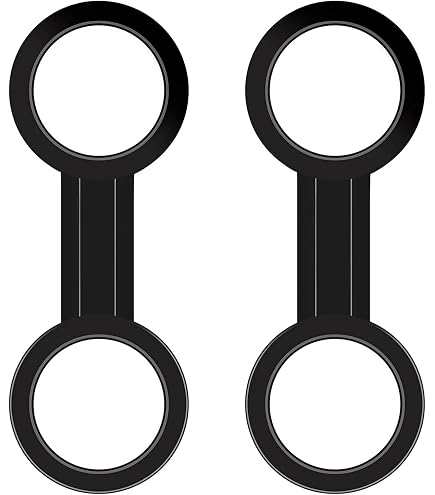 SGerste Lot De 4 Clips Tuba Double Boucle + Support Dégagement Rapide Pour Masque Plongée – Silicone Plastique