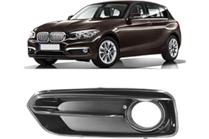 AMZLORD Plastic Front Lower Bumper Fog Lit Grill Replement Front Lower Bumper Grill Spare Parts Auto Asori for 1 Seri F20/F21 2015-2018