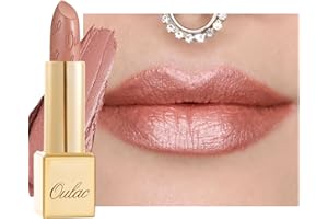 ‎OULAC OULAC Pomadka do ust, metaliczne wykończenie z połyskiem, bez uczucia ziarnistości, długo utrzymująca się wilgoć i wodoszczelna, 4,3 g, Pure Envy (07)