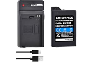 PowerTrust PSP-S110 Battery with Charger for PSP-2000, PSP-3000, PSP-3001, PSP-3002, PSP-3003, PSP-3004, PSP-3005, PSP-2001, PSP-2003, PSP-2004