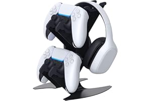 DOYO Controller Holder, Universal Gaming Controller Headset Stand for Xbox Series X/S Xbox One PC PS4 Switch, Metal Material Headphone Stand Controller Organizer for Gaming Accessories
