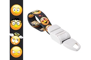 ROLSELEY Laccio Emostatico Medico Professionale con Fibbia a Rilascio Rapido e Lento - Motivo a Emoticon Faccina Sorridente Gialla - Idea Regalo per Infermieri