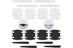 FineGood 16 PCS Protezioni per maniglie della portiera dell'auto, copri maniglia della portiera dell'auto con protezione antigraffio