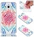 Produktbild Fanryn Samsung Galaxy J5 (2016) SM-J510F Hülle,Bunte Muster Weich TPU Handy Hülle Durchsichtig Transparent Etui Cover Case Protective Shell Soft Schutzhülle Telefon Kasten für Samsung Galaxy J5 (2016) SM-J510F – Spitzenblumen