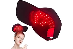 Hatt för hårväxt, infrarött lock, LED-, follikelaktiverare, icke-invasiv, lätt passform, unisex-design, daglig användning, återtillväxtenhet för tunnande skalliga fläckar, kvinnor och män