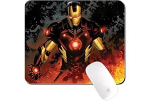 ERT GROUP Original y con Licencia Oficial de Marvel, Alfombrilla de ratón Antideslizante, patrón de Iron Man 003, Alfombrilla de ratón de Ordenador 220 mm x 180 mm