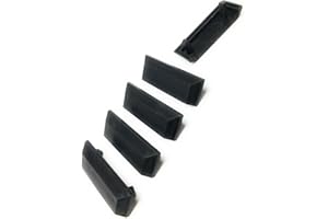 SRB Schüco Lot de 5 bouchons de drainage pour fente d'eau, pour fenêtre - Noir