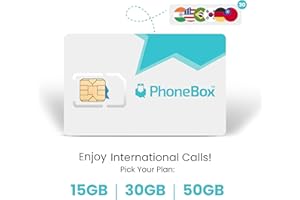 PhoneBox Canada Monthly SIM Card with International Calls! | Choose from 7GB, 25GB, or 50GB | No Contracts! Affordable Plans! Talk, Text, Data