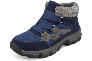 VTASQ Chaussures d'hiver Bottine Doublée De Fourrure Chaud Bottes Hommes Femme Bottes de Neige Outdoor Antidérapantes Bottine de Randonnée Chaussures de Marche