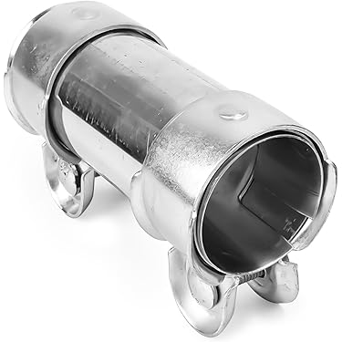 Cartec Auspuff Rohrverbinder 50x80mm - 2 Stück Doppelschelle Für Abgasanlagen