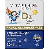 Vitafenix &Ccedil;ocuklar I&ccedil;in Vitamin D3 (400IU) ve Kabak &Ccedil;ekirdeği Yağı I&ccedil;eren Takviye Edici Gıda 20 ml Sprey