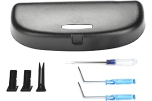 LUWU Compatible avec VW Golf MK7 2012+/VW Tiguan/VW Passat 2016+ Support de Lunettes de Soleil pour Voiture,Porte-Lunettes de Soleil,étui de Rangement pour Lunettes de Rangement,Accessoires (Noir)