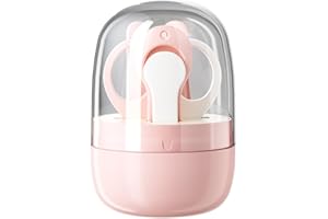 IZDUDO Kit per la cura delle unghie per bambini, 4 in 1 set con tagliaunghie, forbici, lima e pinzetta, Set Manicure Neonati per neonato, baby, bambino#5