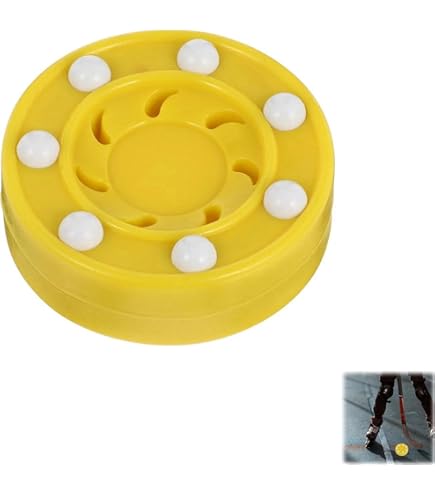 Puck Hockey BASE Street - 7.5cm Arancione Per Interni/Esterni - Foto 4