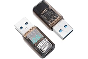 SEMINER Adattatore da USB a USB C (2 Pack), Adattatore da USB C Femmina a USB 3.2 Maschio, Convertitore da Tipo C a USB A per la Ricarica Veloce e la Sincronizzazione dei Dati 60W 10Gbps per MacBook, Samsung