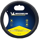 MICHELIN ML1003N Premium Suni Deri Direksiyon Kılıfı, SİYAH