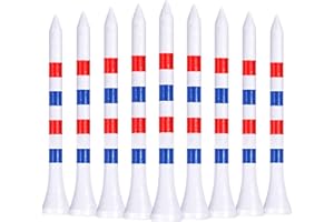 LIKOSO Golf Tees de Madera Paquete de 100,83mm/70mm/54mm/38mm