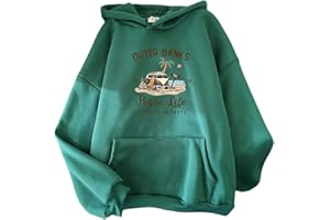 MEDUOLA Pogue Life Outer Banks Hoodies Monoline Bus Sweatshirt Funny Gift Pullover Tops For Womens Girls