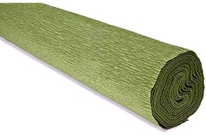 FloristryWarehouse Rouleau de papier crépon 180g (50 x 250 cm) Vert Cendré (teinte 562)