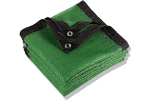 DUCCM 80% Sonnensegel Schattiernetz GewäChshaus, Gartennetze mit öSen Sonnenschutznetz Sichtschutz Schattierungsgewebe Uv Schutz für Terrasse Garten (Color : Green, Size : 2x3m)
