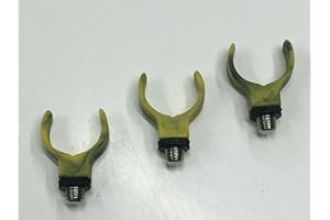 TMC 3 x Hard Camo Plastic horseshoe Rod butt rests. Coarse/carp/Pike. Camo Design