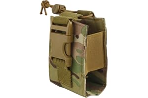 ‎RANSTAC Taktisch Funkgerät Tasche, Molle Walkie Talkies Tasche, GPS Pouch Jagd Airsoft Multifunktion Halter Nylon CJ/DJB-01