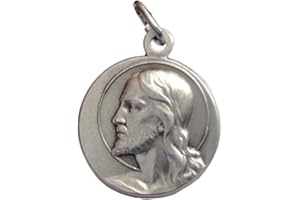 I G J Christ The Redeemer Silver Tone Medal - The Patron Saints Medals
